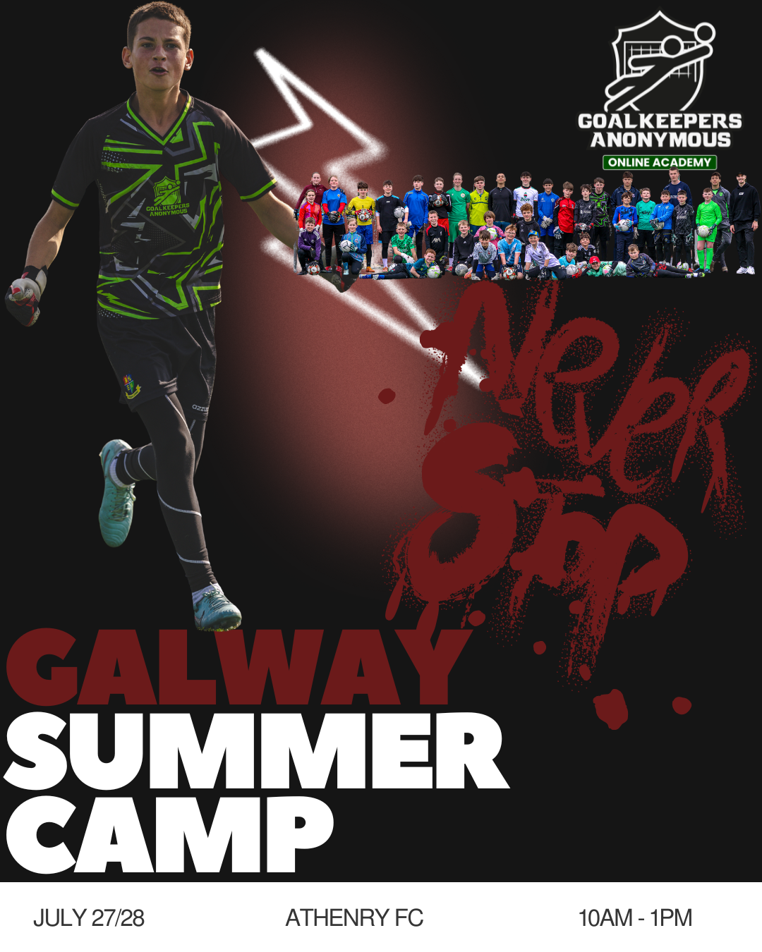 Galway 2-Day Summer Goalkeeper Camp - 50% FULL 🚨