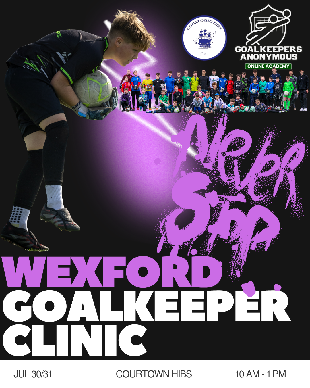 Campamento de Halloween de 3 días para porteros en Cork