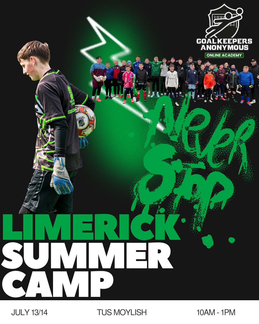 Limerick Summer 2-Day Goalkeeper Clinic - 50% FULL 🚨