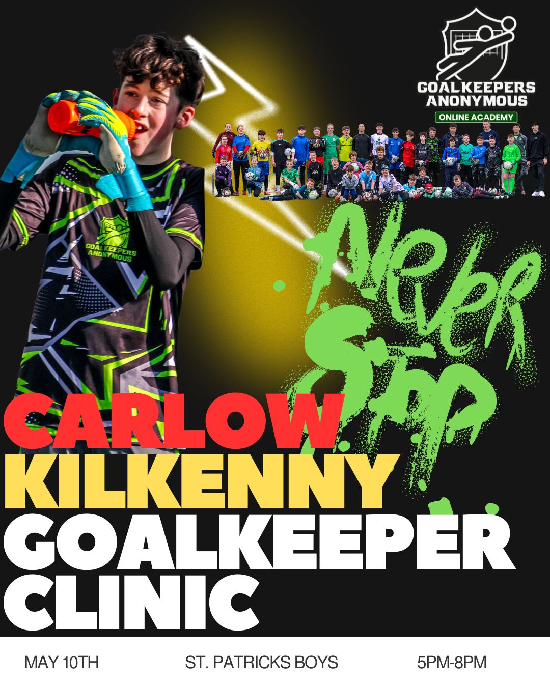 Carlow Kilkenny Goalkeeper Clinic - 80% FULL 🚨
