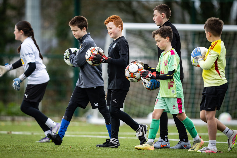Goalkeeper training at a GKA camp