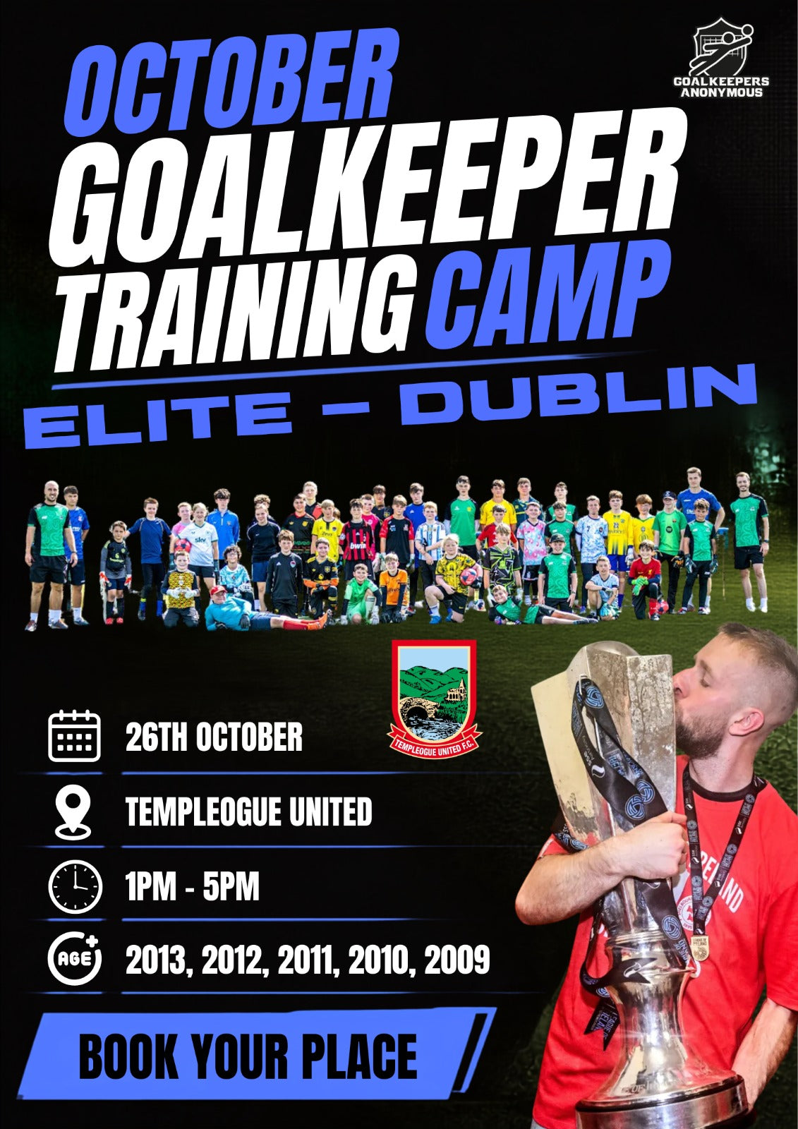 Dublin October Midterm Goalkeeper Clinic - 🚨 85% FULL